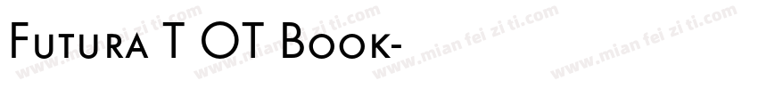 Futura T OT Book字体转换
